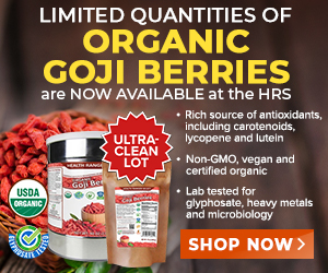 Health Ranger Goji advertisement